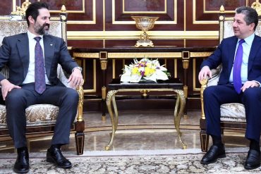 Deputy Prime Minister Qubad Talabani and Prime Minister Masrour Barzani meeting