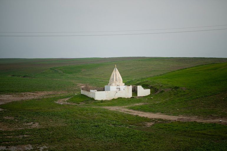 Shrine of Yezidis – one of the religious minorities facing persecution in Iraq
