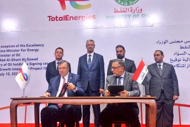 Iraq, TotalEnergies signing ceremony