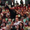 PUK leader Bafel Talabani votes during PUK congress 2023